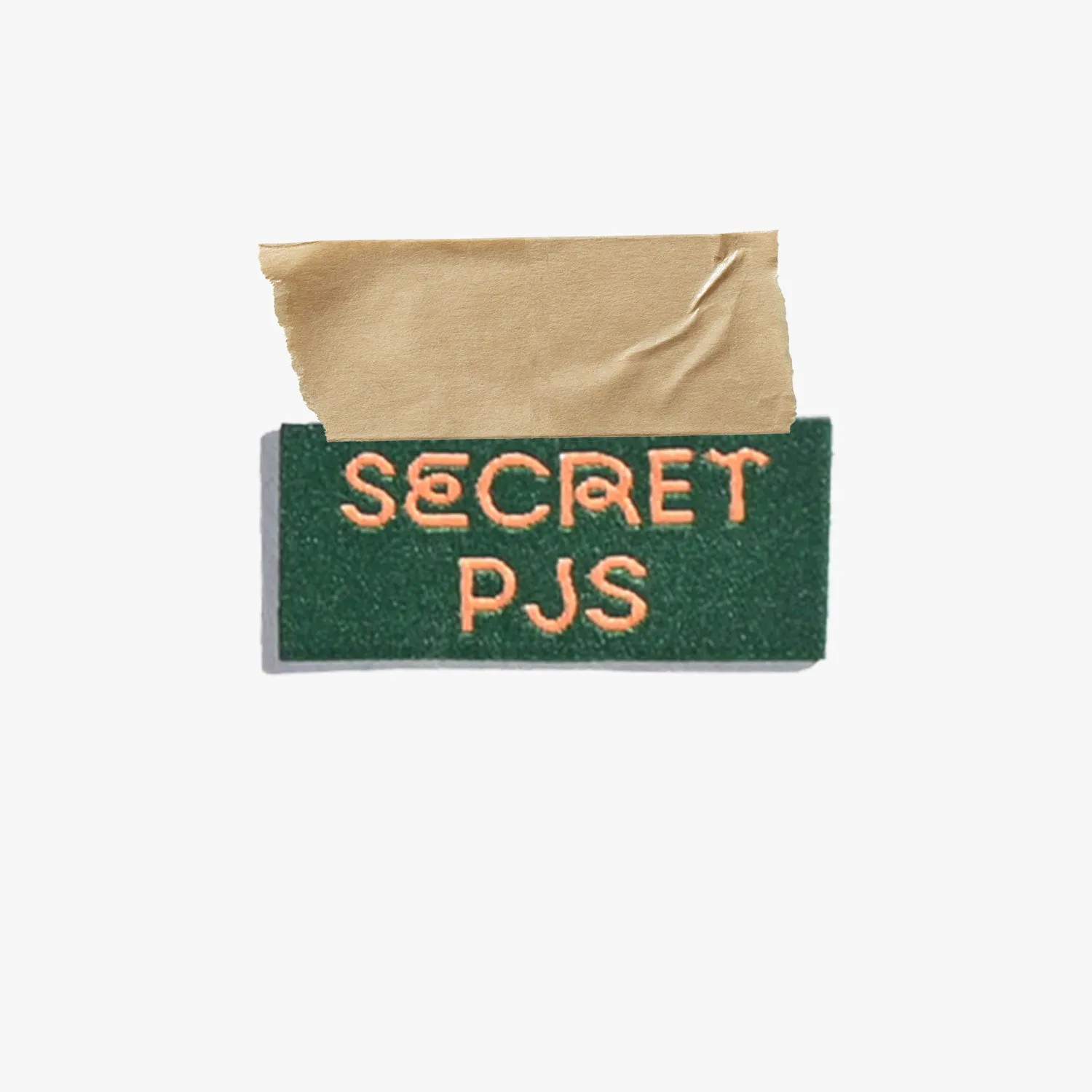 'Secret PJ's' Label | 6 Sew-in Labels
