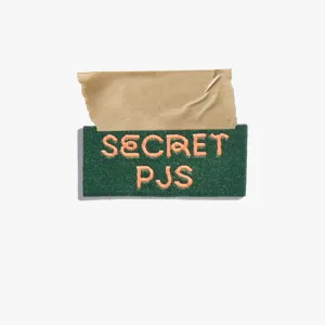 'Secret PJ's' Label | 6 Sew-in Labels