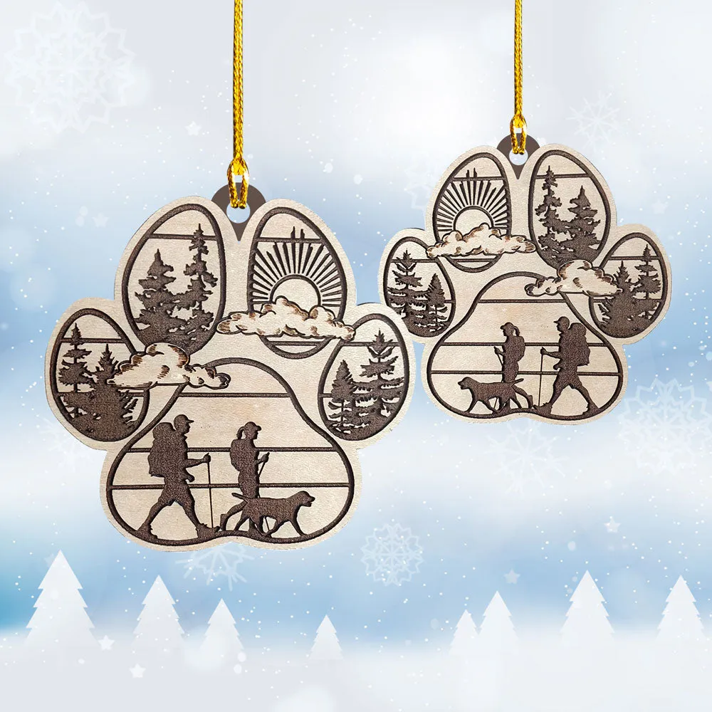 Shaped Ornament - Hiking 4 - H9h3-823