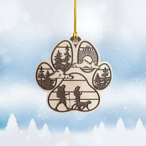 Shaped Ornament - Hiking 4 - H9h3-823