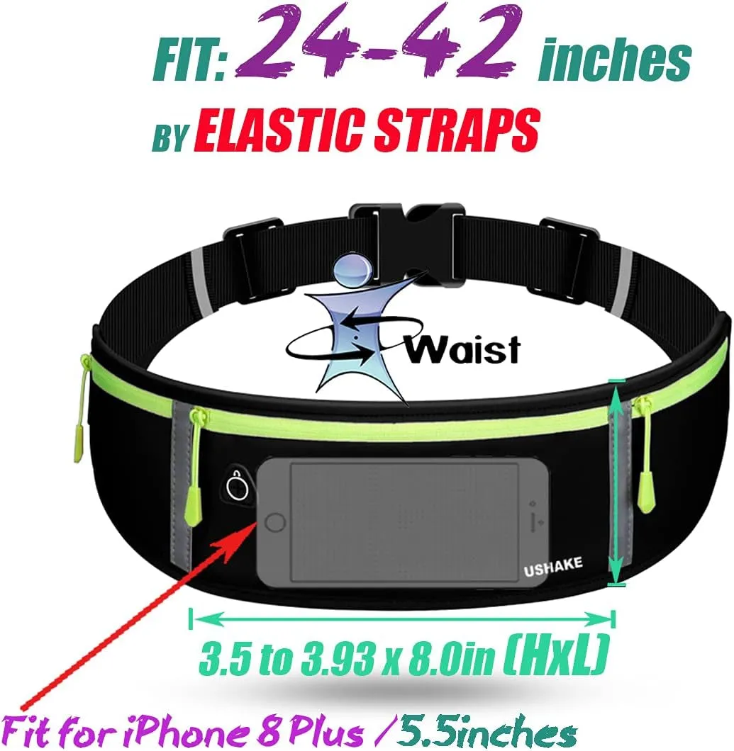 Slim Running Belt Bag for Running Cycling Camping Gym