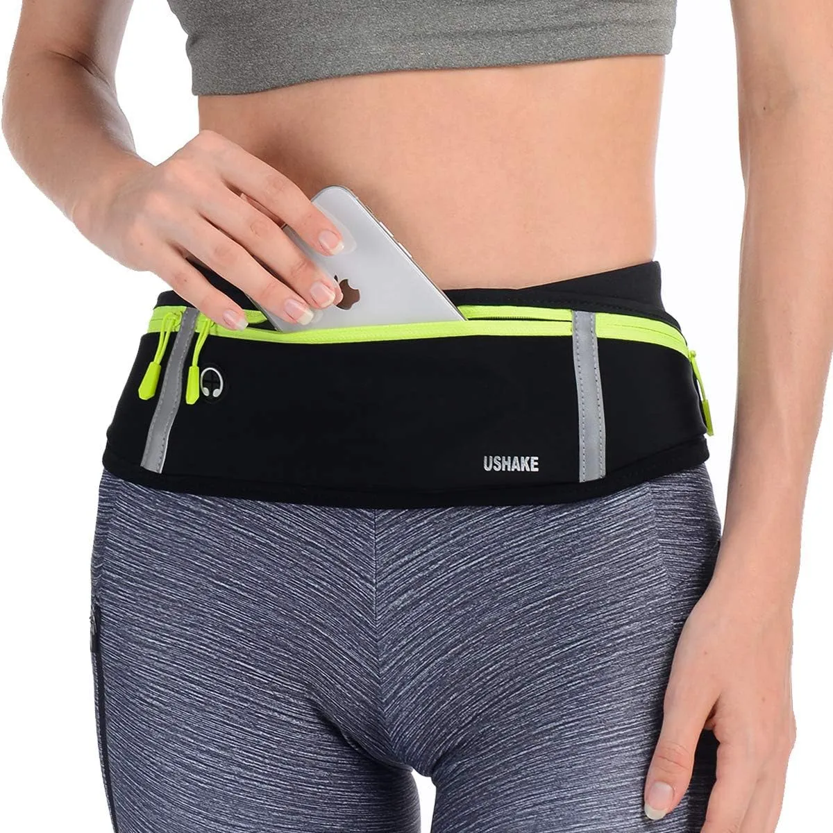 Slim Running Belt Bag for Running Cycling Camping Gym