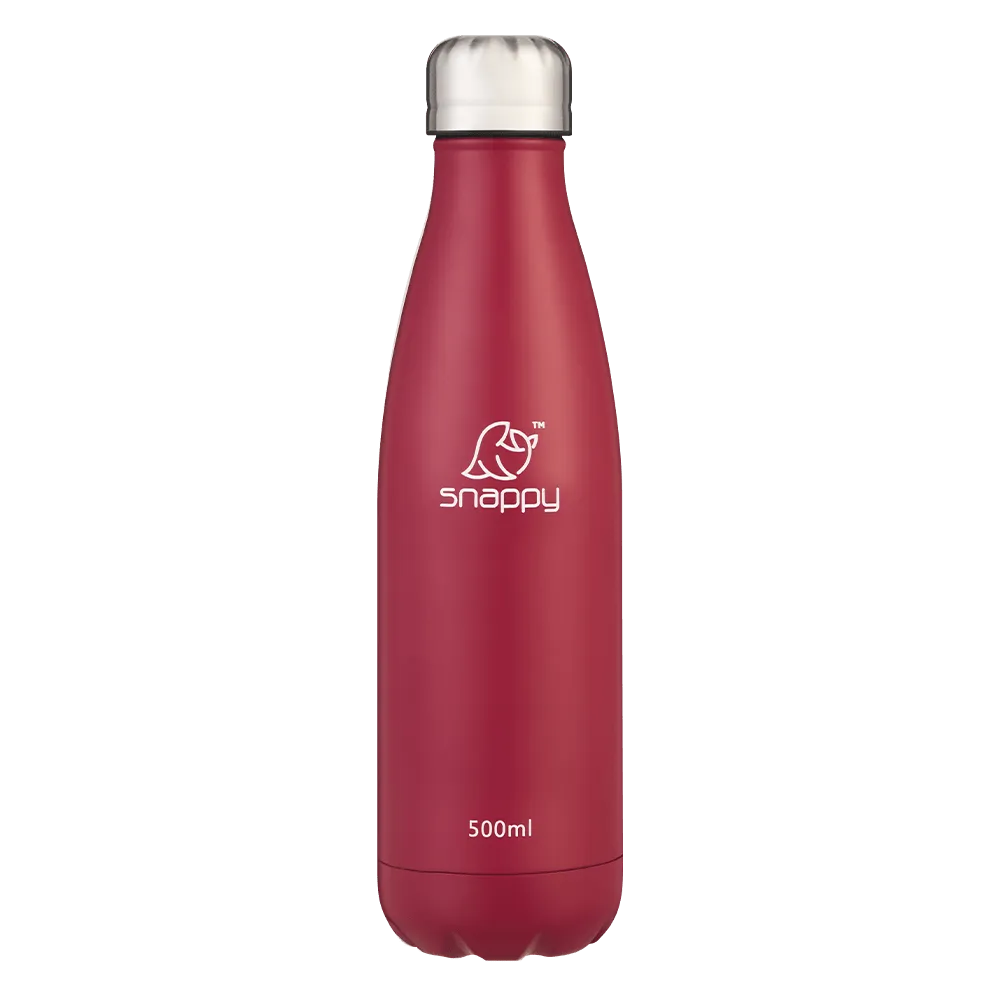 Snappy Stainless Steel Vacuum Bottle 500ml Cherry SN-VAC500C