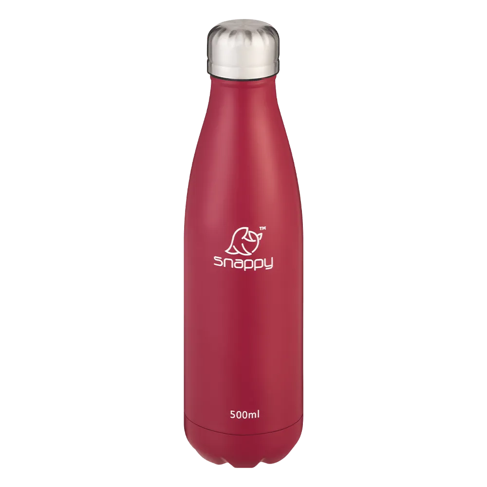 Snappy Stainless Steel Vacuum Bottle 500ml Cherry SN-VAC500C