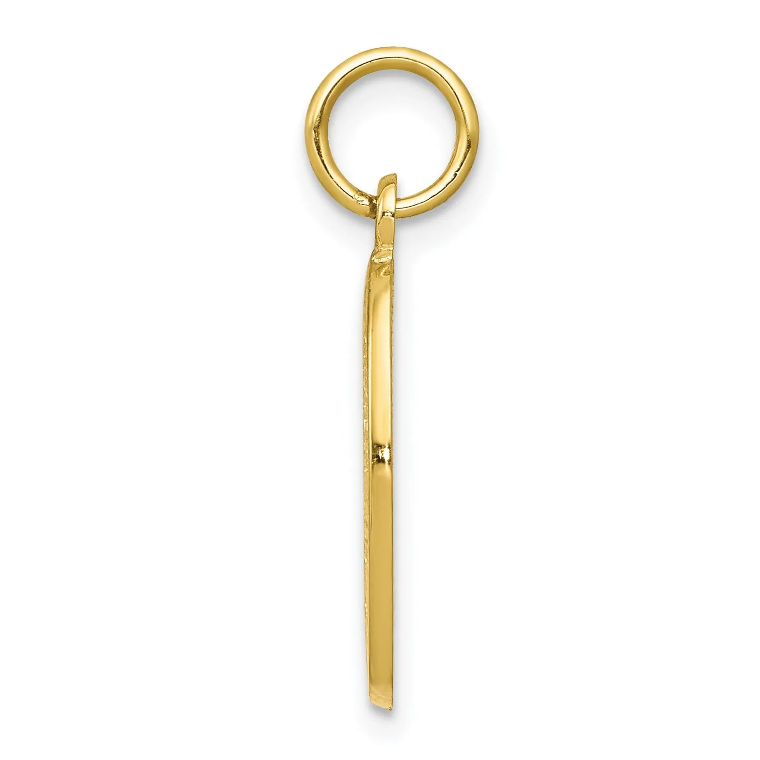 Solid 10k Yellow Gold St. Christopher Pendant