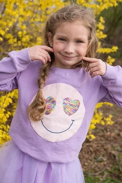 Sparkle by Stoopher Smiley Sweatshirt