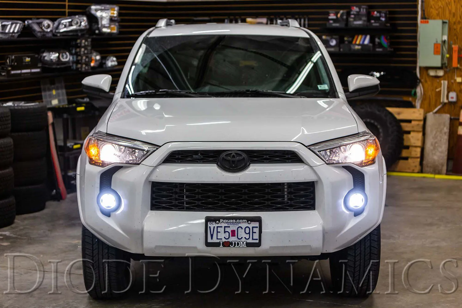 SS3 LED Fog Light Kit for 2010-2019 Toyota 4Runner Yellow SAE/DOT Fog Sport Diode Dynamics