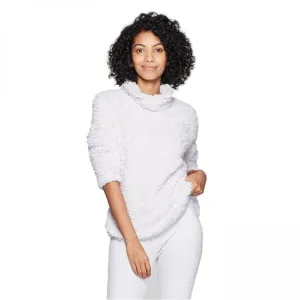 Stars Above Women's Cozy Sherpa Lounge Cowl Neck Sweatshirt