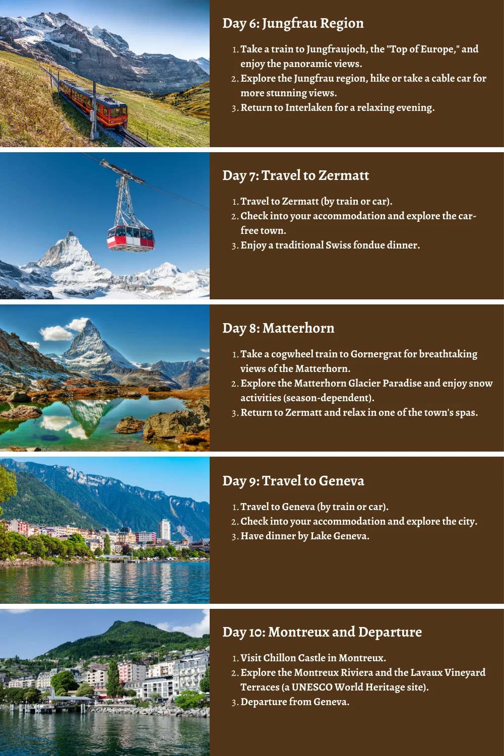 Switzerland Serenity - Alpine Adventures and Timeless Charm: A Comprehensive 10-Day Guide