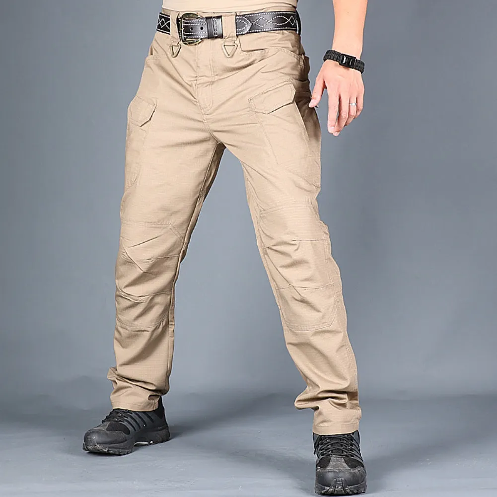 TACTICAL MEN CARGO water resistant PANTS Durable Anti-cut - Tan