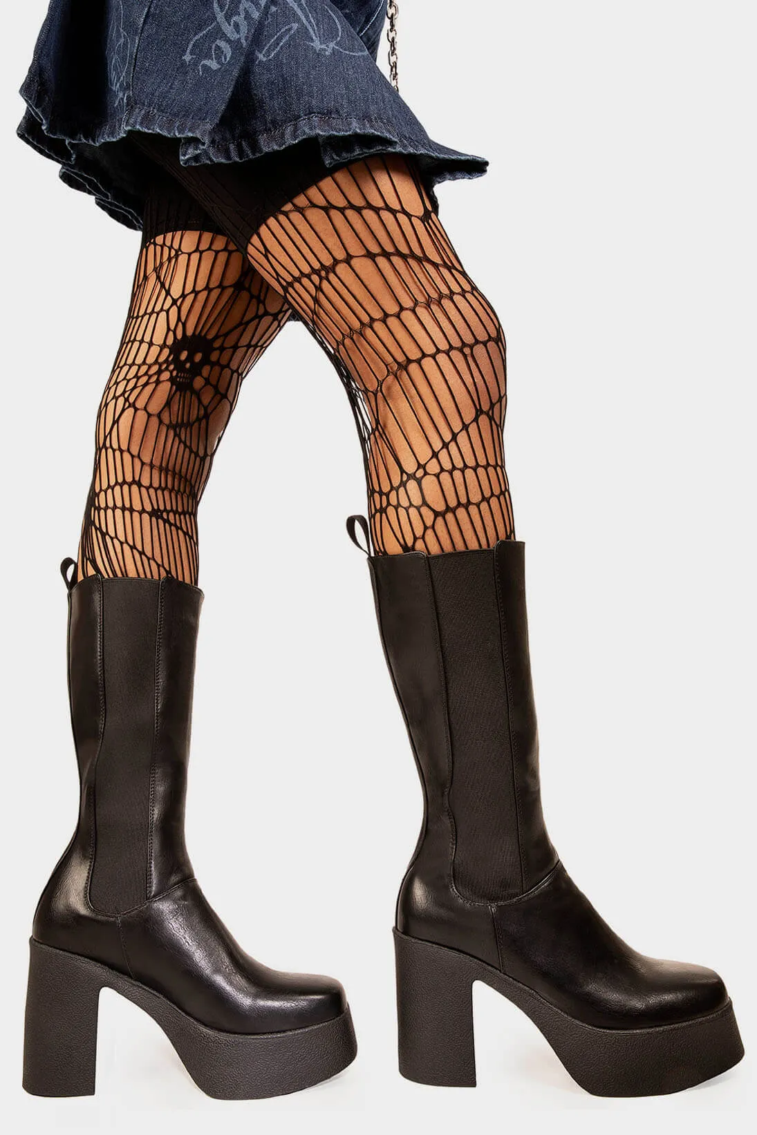 Takeover Platform Calf Boots