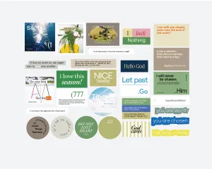 The Best Artist is God | Journaling Sticker Pack