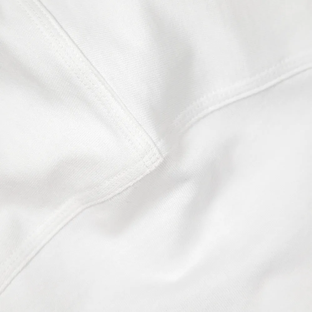 The National Skateboard Co Embroidered Logo Tee White