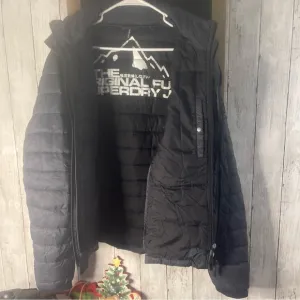 The Original Superdry Fuji Women's Jacket Black Excellent Condition Size XXl