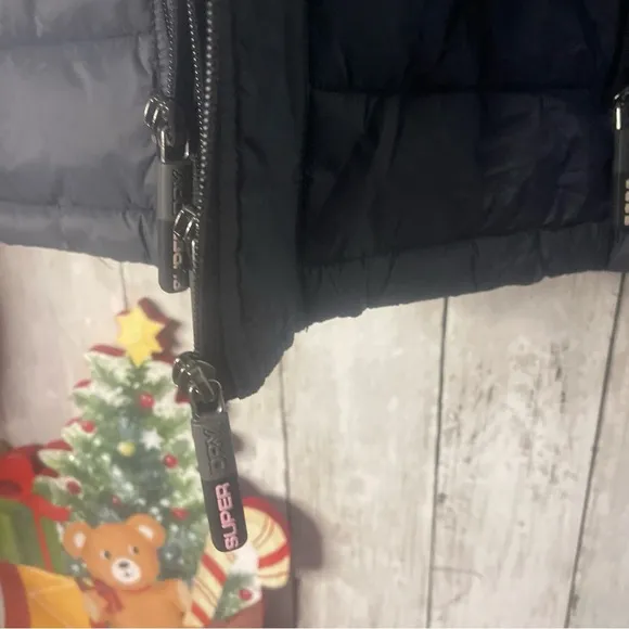 The Original Superdry Fuji Women's Jacket Black Excellent Condition Size XXl