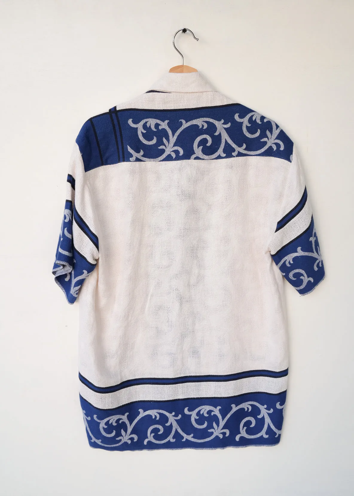 The Woven Royal Blue Shirt - S