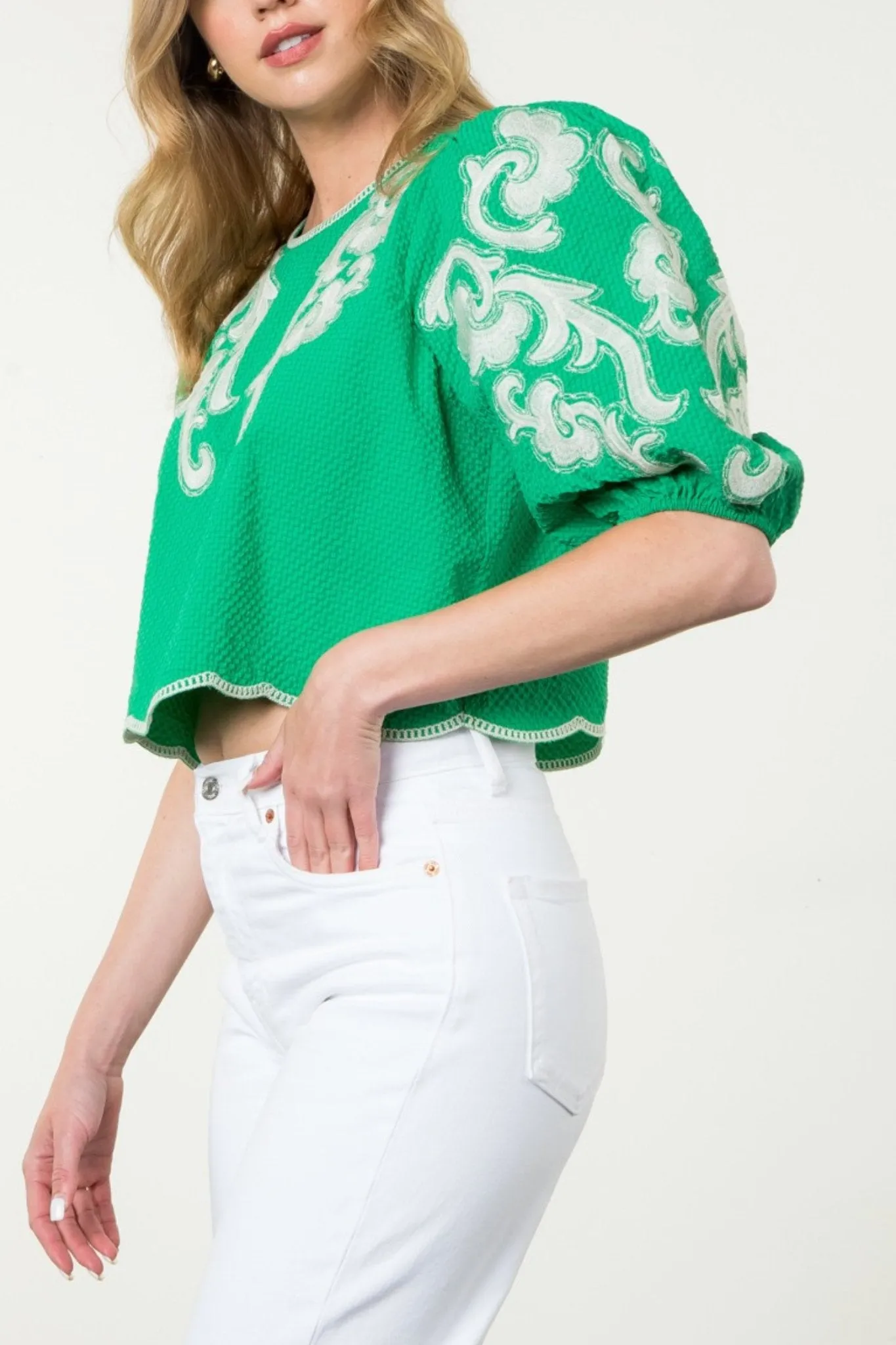 Tilda Top in Green