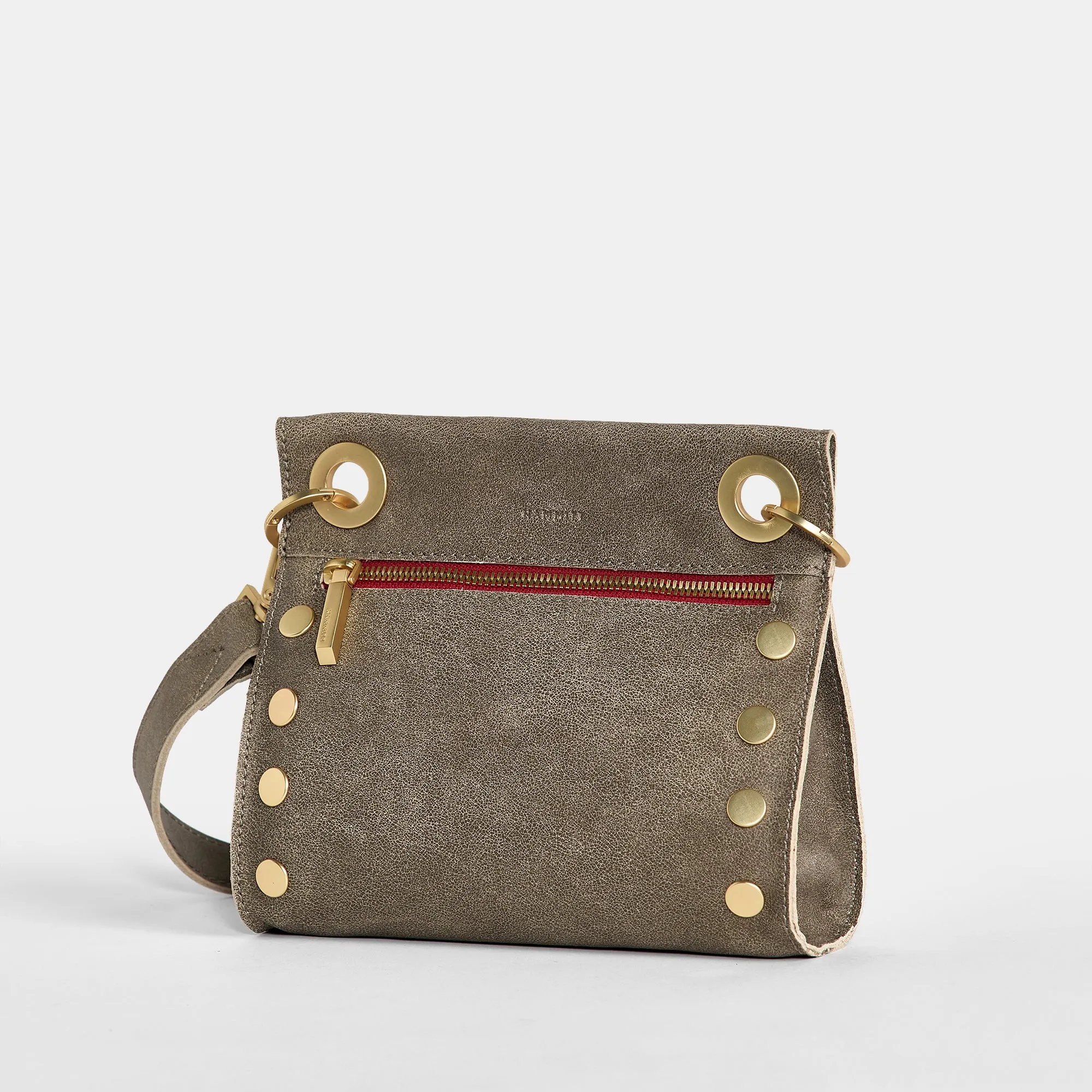 Tony | Pewter/Brushed Gold Red Zip | Sml