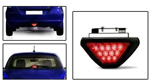Triangle Red 12 Led Brake Light with Flash Mode