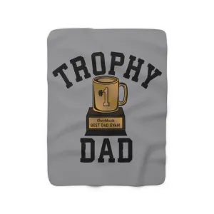 Trophy Dad Sherpa Fleece Blanket