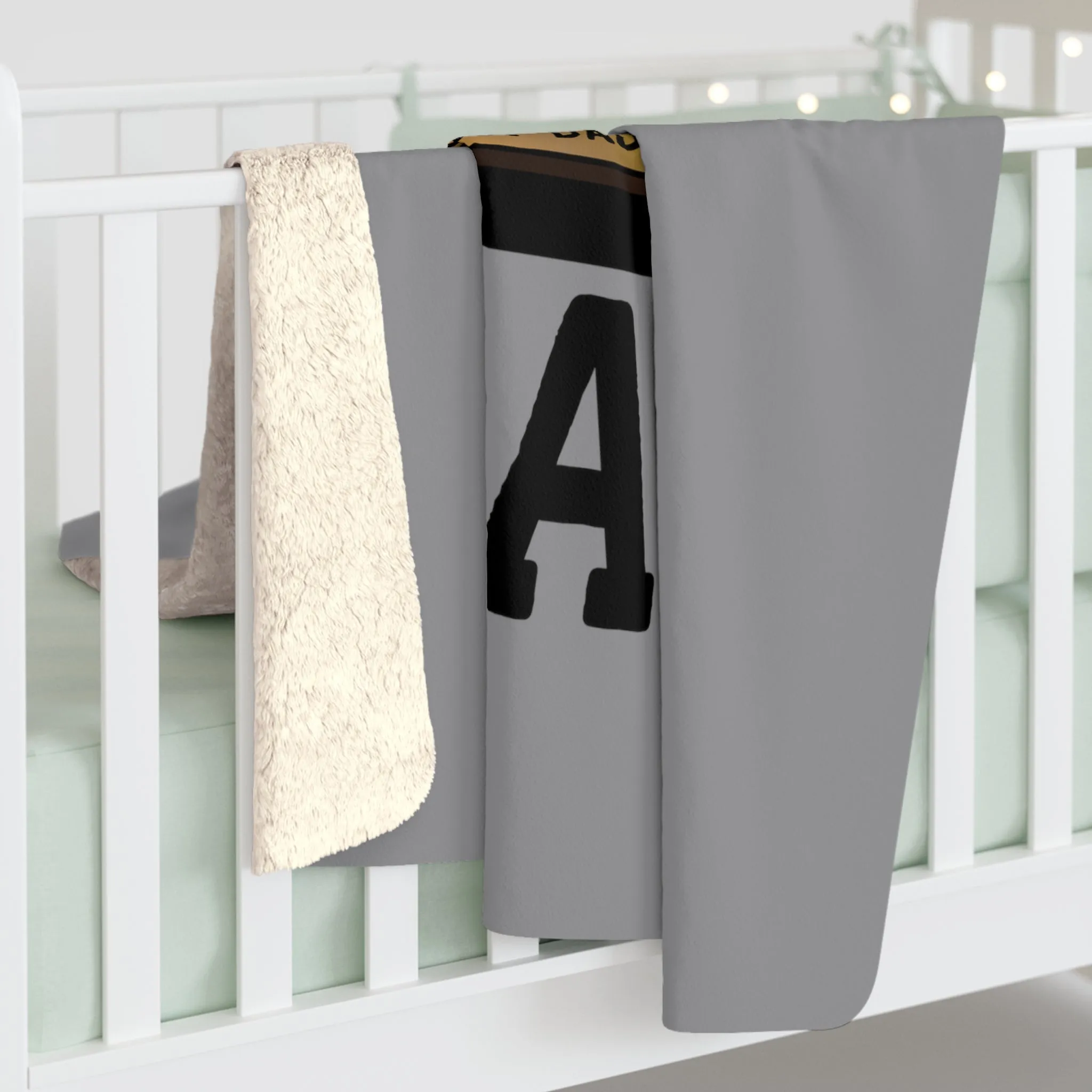 Trophy Dad Sherpa Fleece Blanket