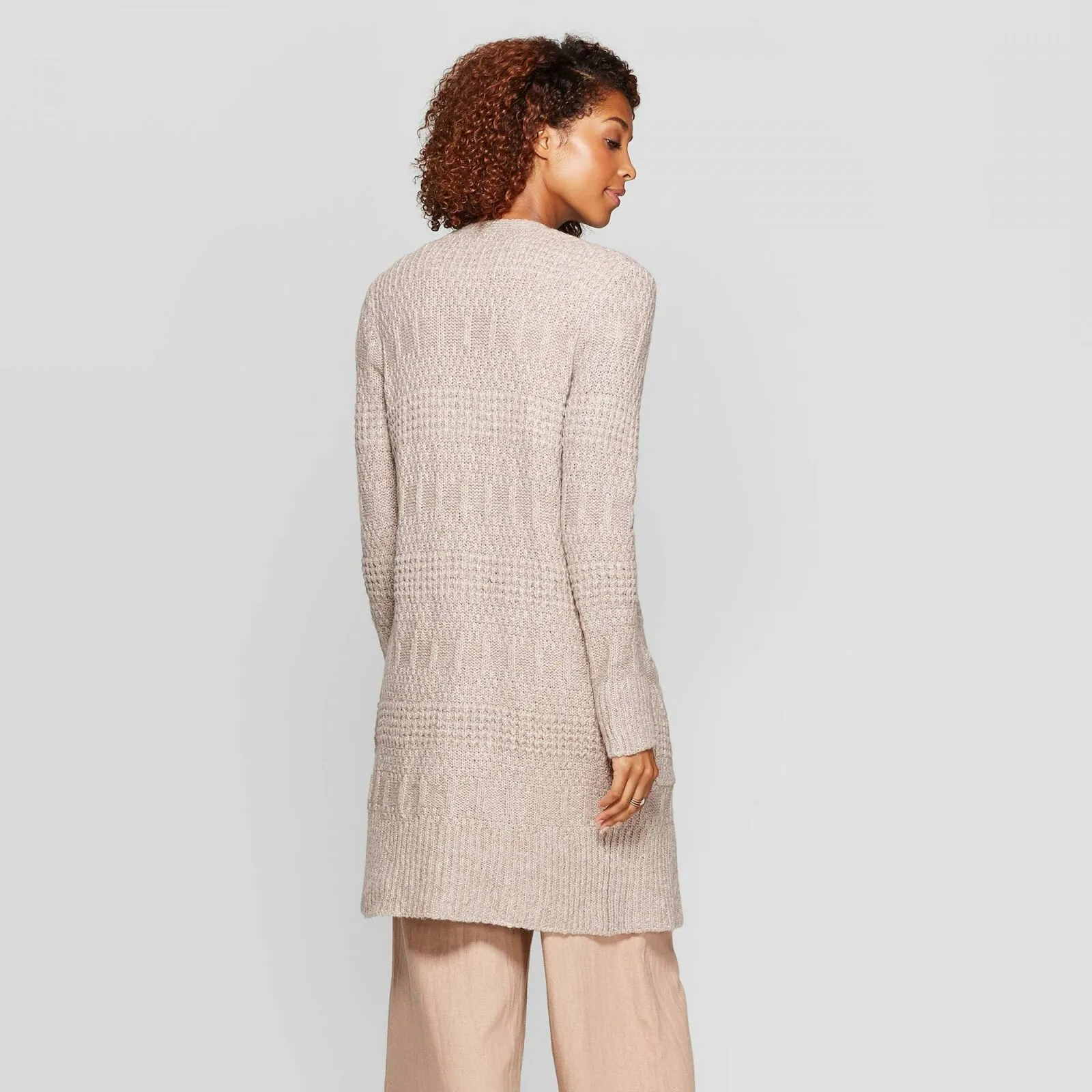 Universal Thread Women's Long Sleeve Textured Cardigan Sweater