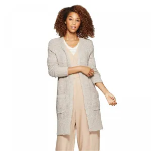 Universal Thread Women's Long Sleeve Textured Cardigan Sweater