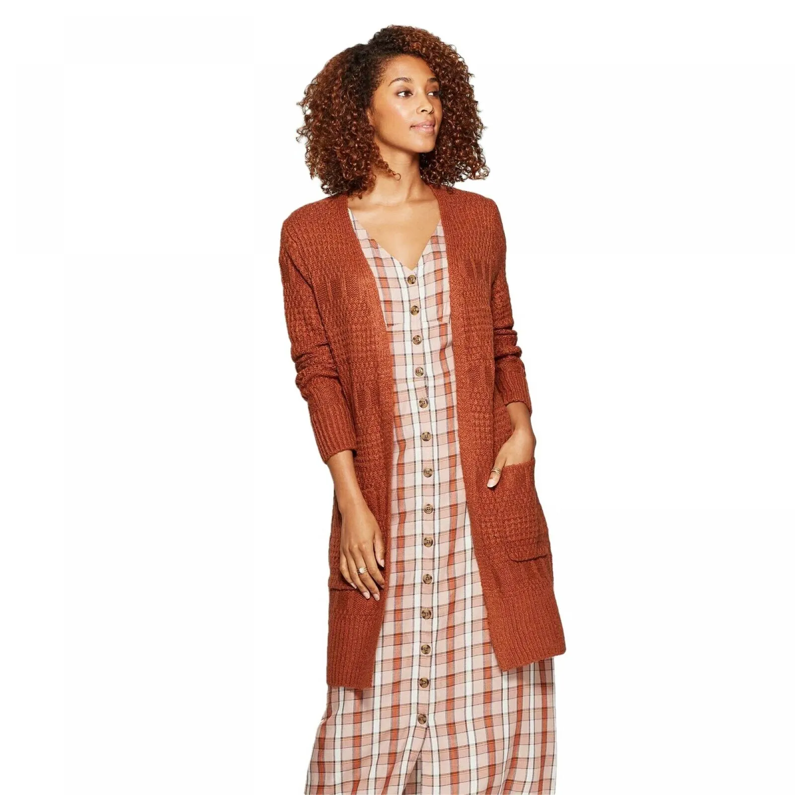 Universal Thread Women's Long Sleeve Textured Cardigan Sweater