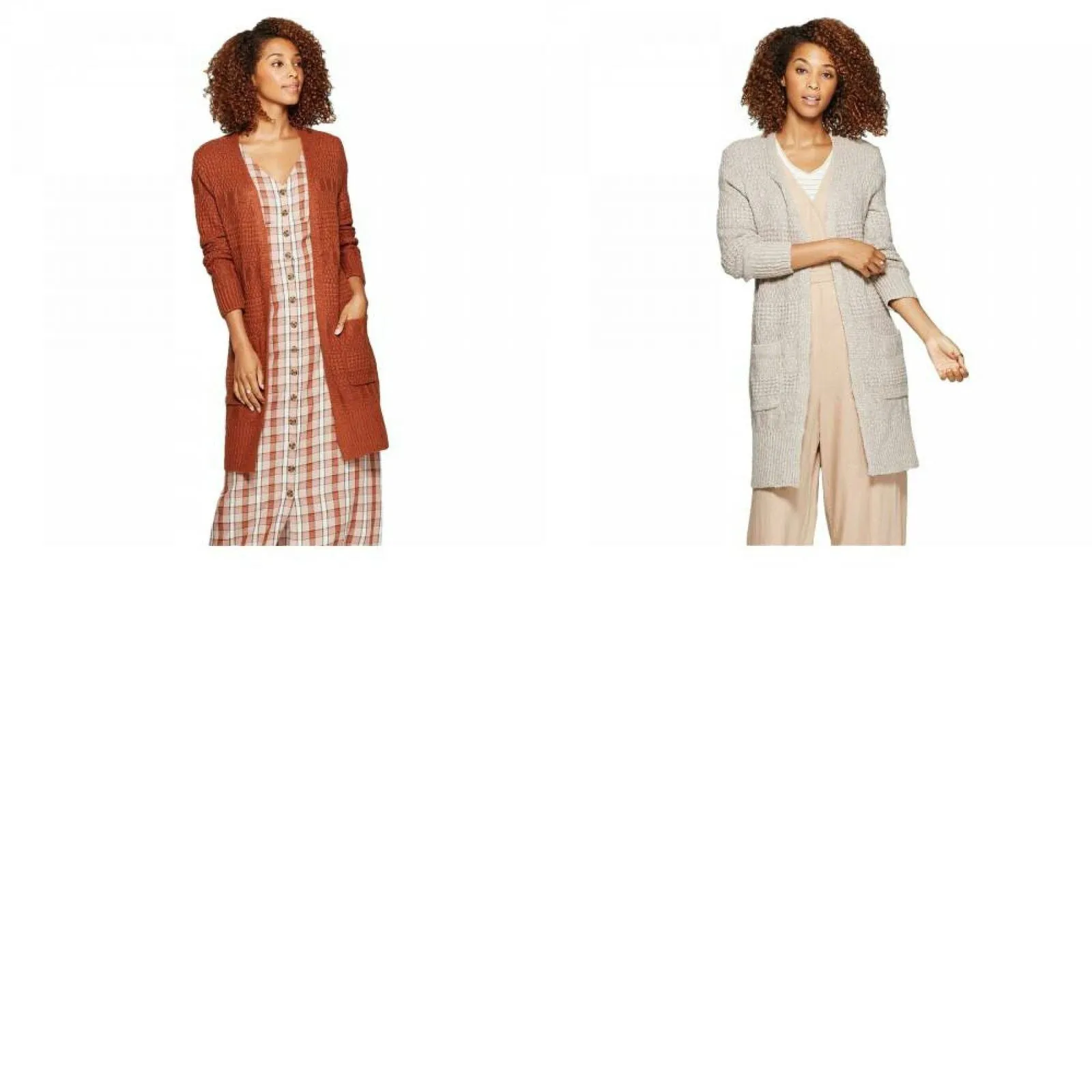 Universal Thread Women's Long Sleeve Textured Cardigan Sweater
