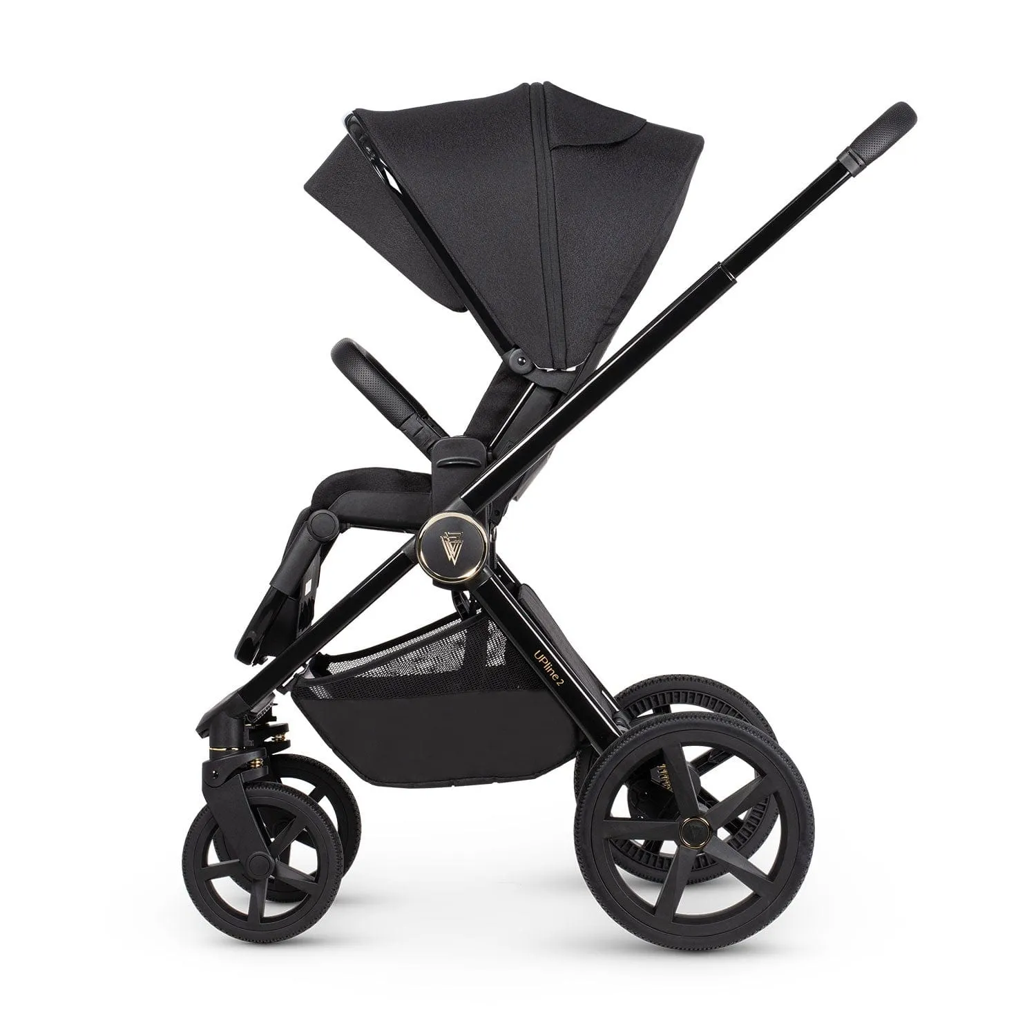 Venicci Tinum Upline 2 3 in 1 Travel System - All Black