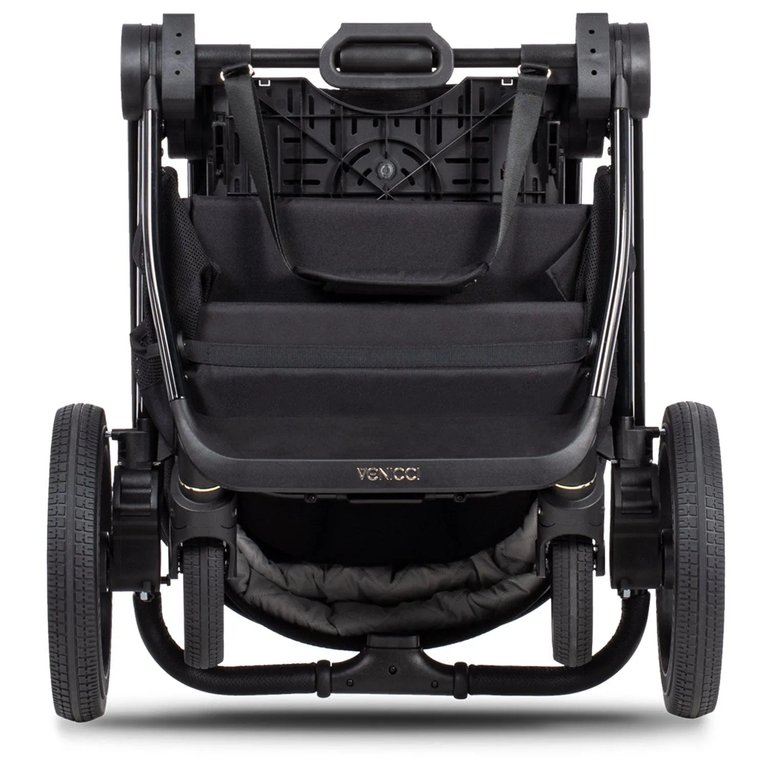 Venicci Tinum Upline 2 3 in 1 Travel System - All Black