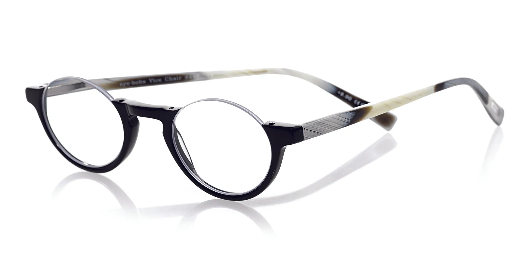 Vice Chair Color 18 - Black front with horn temples