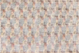 Vintage Turkish Mid-Century-Modern Rug - 5'10" x 8'7"