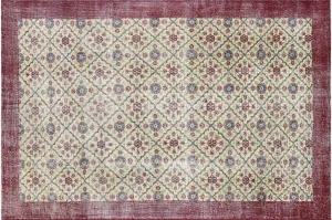 Vintage Turkish Mid-Century-Modern Rug - 6'10" x 10'2"
