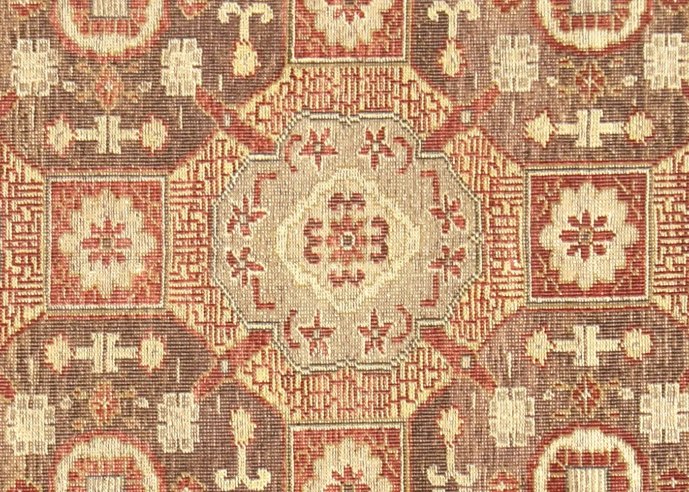 Vintage Uzbek Khotan Rug - 6'4" x 8'6"