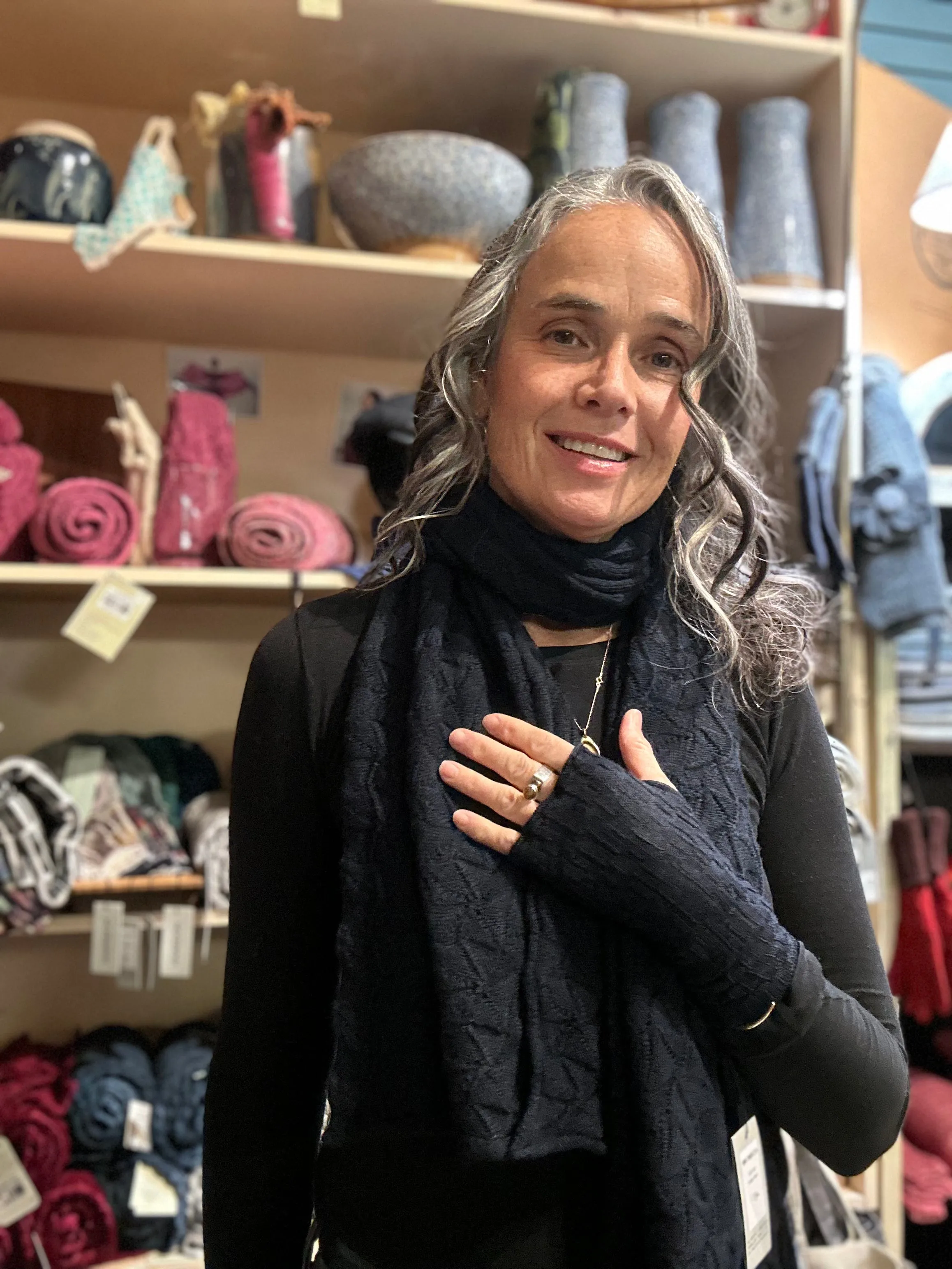Virgin Wool Woven  Scarf