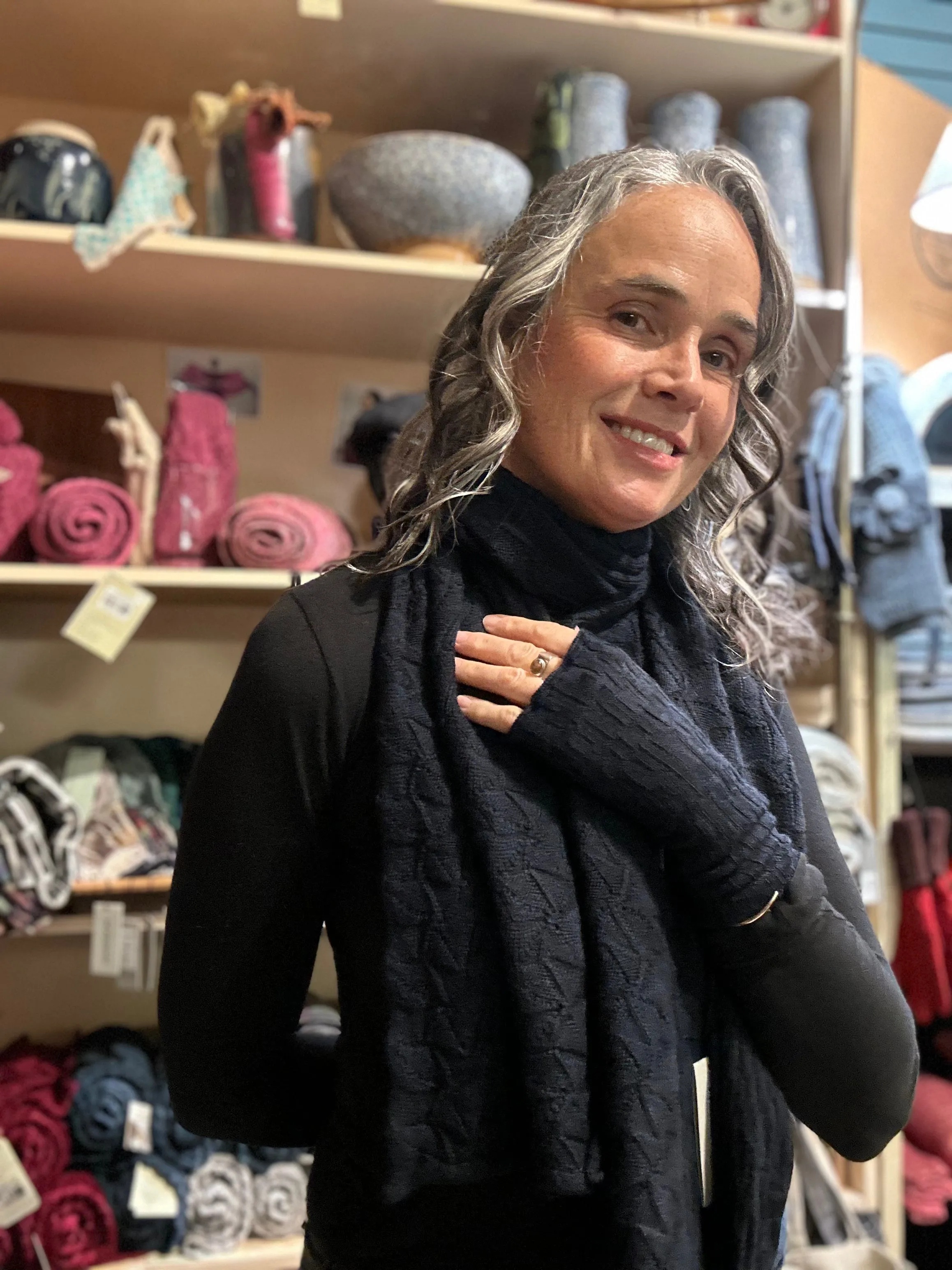 Virgin Wool Woven  Scarf