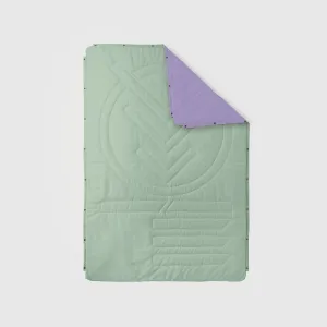 VOITED Recycled Ripstop Outdoor Camping Blanket - Cameo Green/Digital Lavender