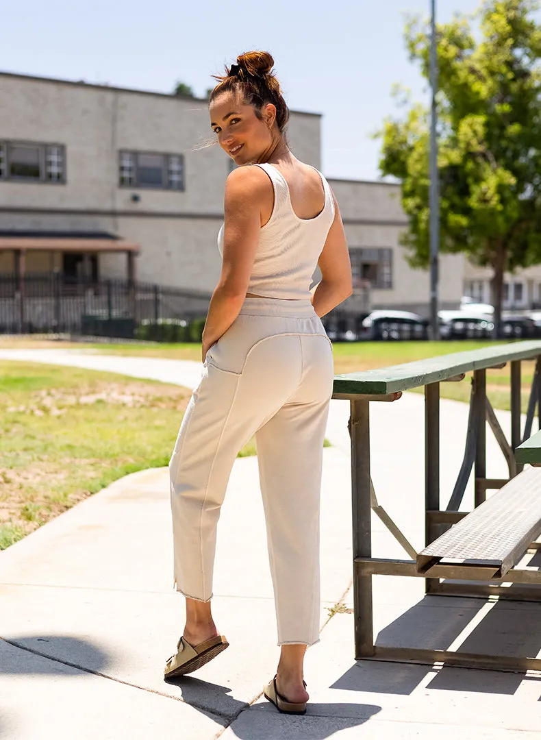 Washed Crop Pant - FINAL SALE