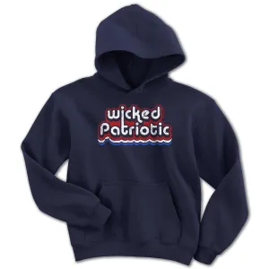 Wicked Patriotic Retro Youth Hoodie