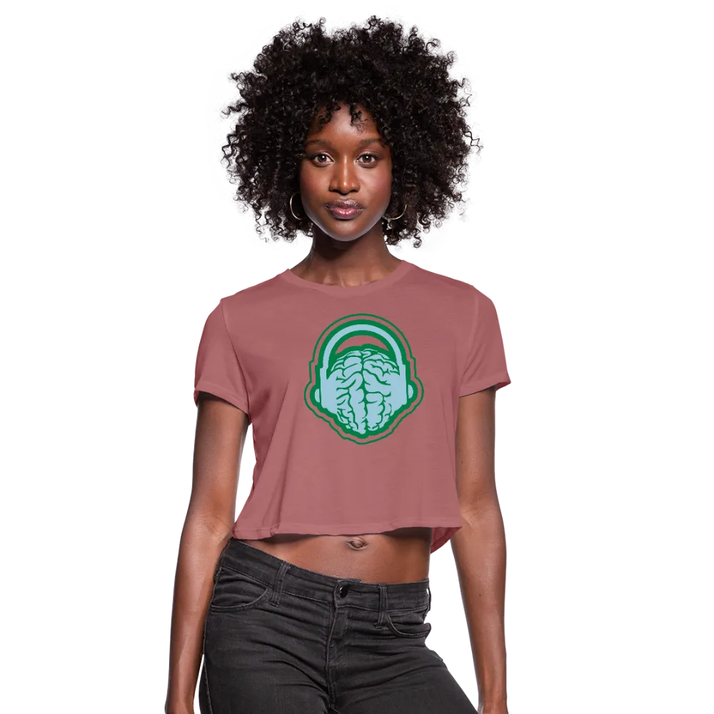 Women's Brain Jam Cropped T-Shirt