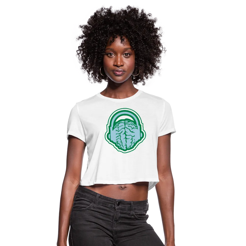 Women's Brain Jam Cropped T-Shirt