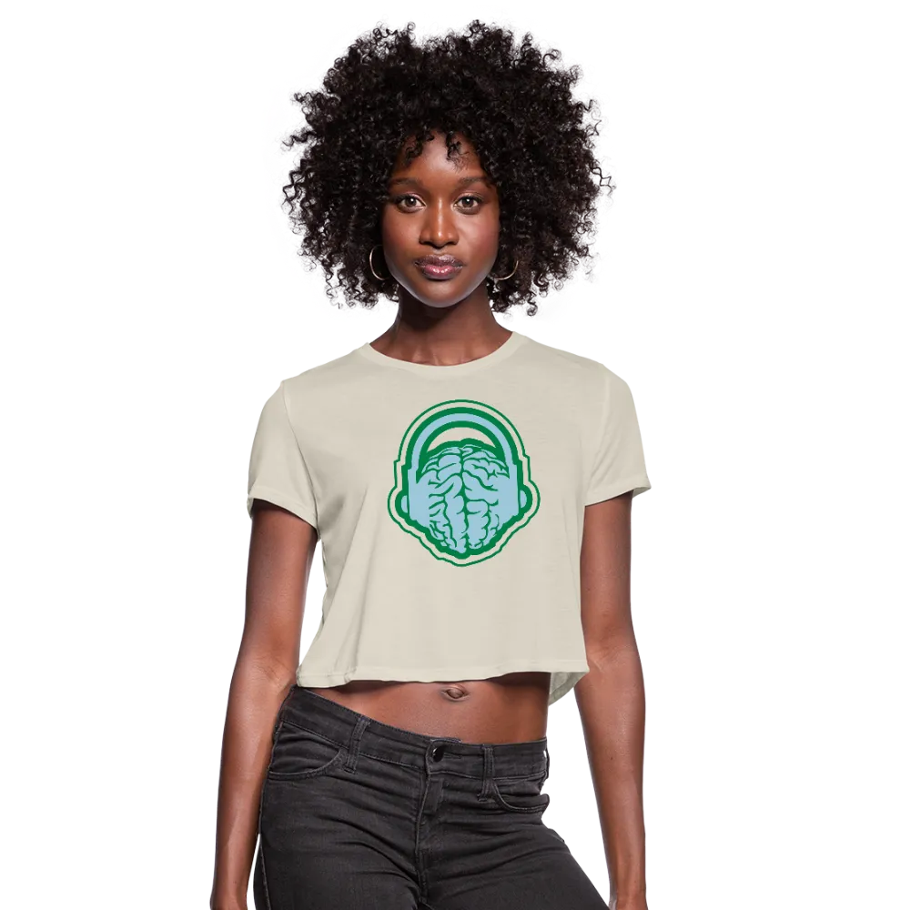 Women's Brain Jam Cropped T-Shirt
