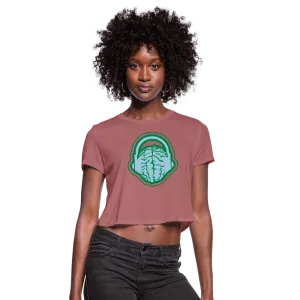 Women's Brain Jam Cropped T-Shirt