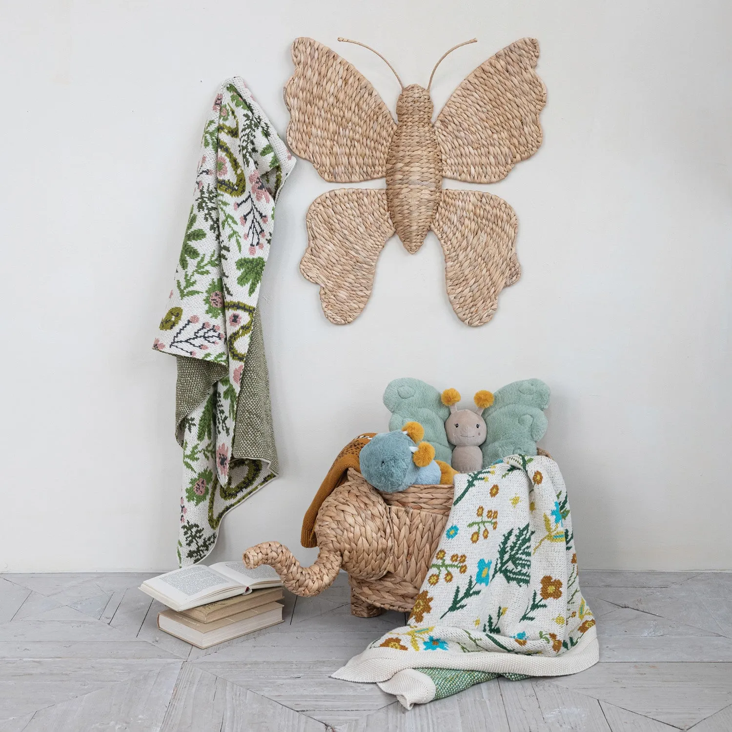 Woven Butterfly Wall Decor