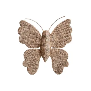 Woven Butterfly Wall Decor