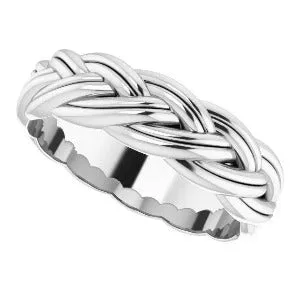 Woven-Design Band 51851 - 6 mm
