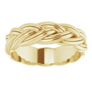 Woven-Design Band 51851 - 6 mm