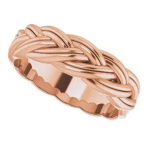 Woven-Design Band 51851 - 6 mm