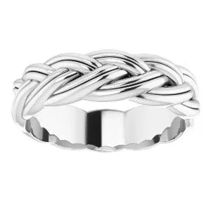 Woven-Design Band 51851 - 6 mm